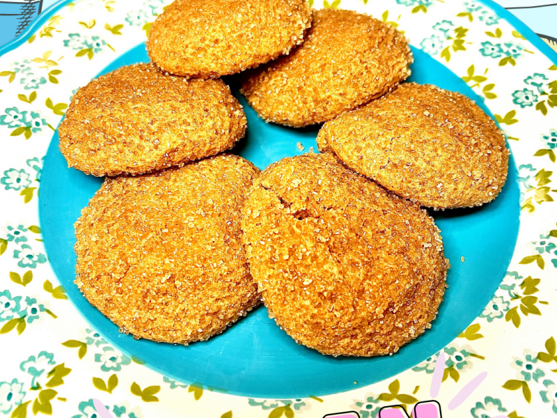 Vegan Molasses Cookies