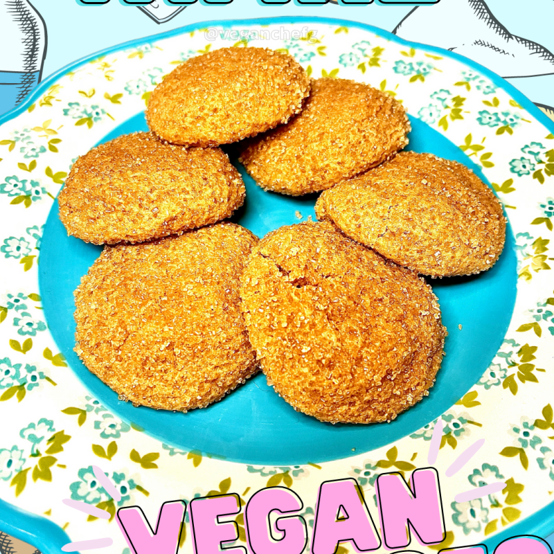 Vegan Molasses Cookies