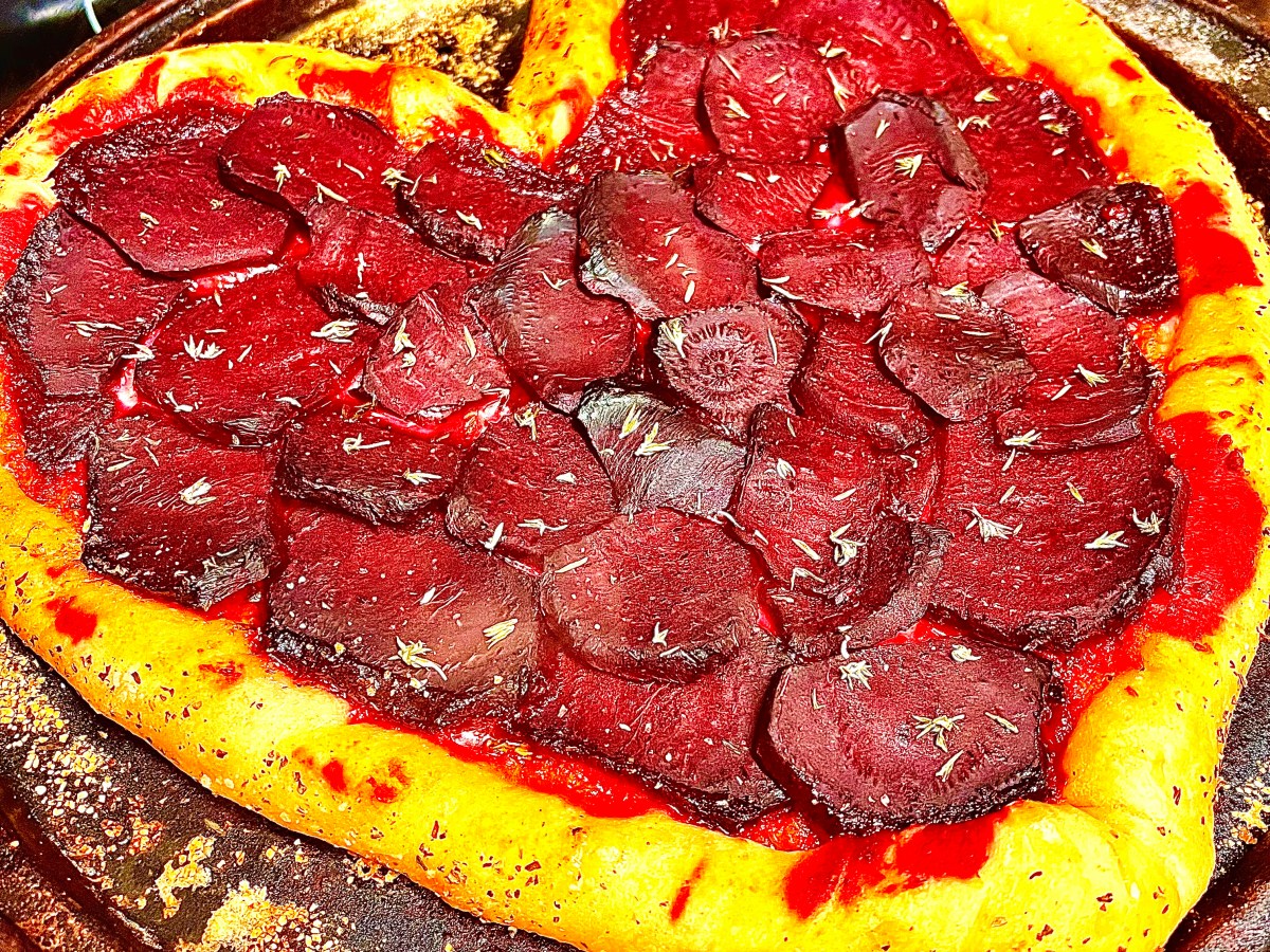 Heart Beet Pizza