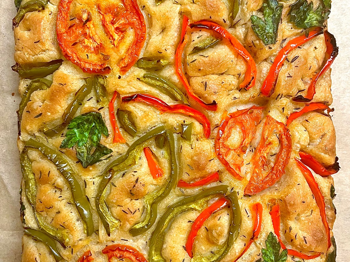 Vegan Focaccia Mosaic